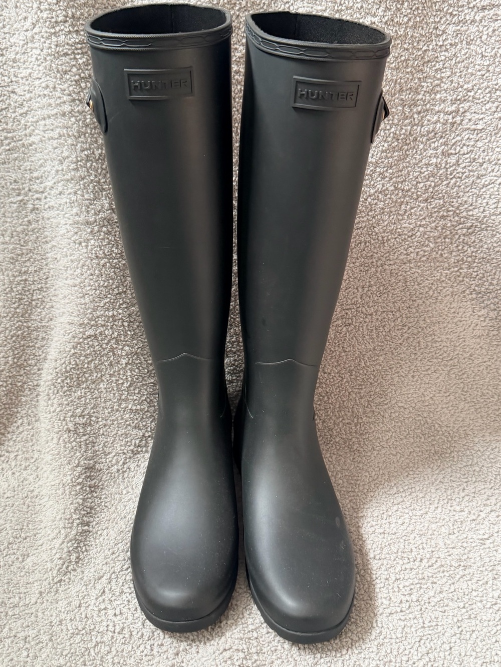 Hunter Tall Women's Rain Boots in Black